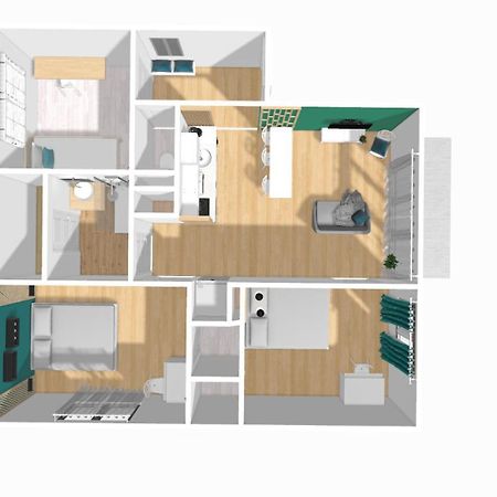 Home Ganusha Cosy 3 Chambres Parking Gratuit Balcon Grenoble Dış mekan fotoğraf